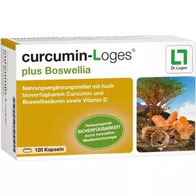 CURCUMIN-LOGES plus Boswellia-capsules, 120 capsules