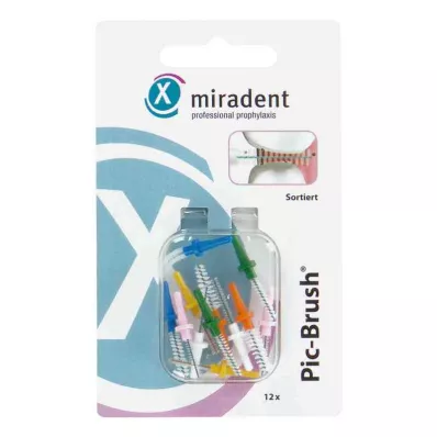 Miradent Interd.Pic-Brush vervangingspakket, assorti, 12 stuks Miradent Interd.Pic-Brush vervangingspakket, assorti, 12 stuks