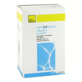 CALCI D3-Denk 1.000 mg/880 I.U. bruistabletten, 120 st