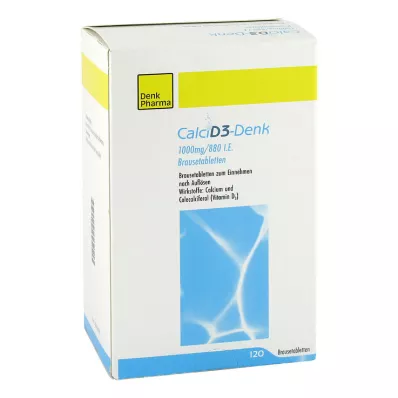 CALCI D3-Denk 1.000 mg/880 I.U. bruistabletten, 120 st