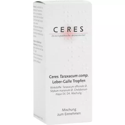 CERES Taraxacum comp.lever-gal druppels, 20 ml