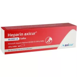 HEPARIN AXICUR 30.000 I.U. zalf, 100 g