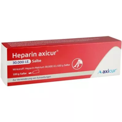 HEPARIN AXICUR 30.000 I.U. zalf, 100 g