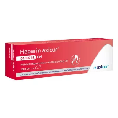 HEPARIN AXICUR 60.000 I.U. gel, 100 g HEPARIN AXICUR 60.000 I.U. gel, 100 g