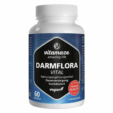 Darmflora Vital vegan capsules, 60 stuks Darmflora Vital vegan capsules, 60 stuks