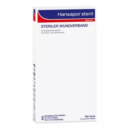 HANSAPOR steriel wondverband 10x20 cm, 3 stuks