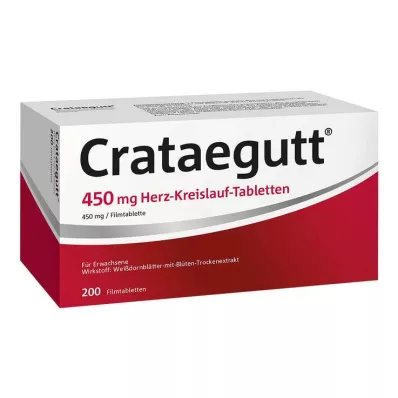 CRATAEGUTT 450 mg Cardiovasculaire Tabletten, 200 stuks CRATAEGUTT 450 mg Cardiovasculaire Tabletten, 200 stuks