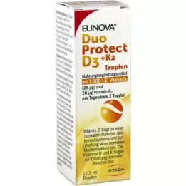 EUNOVA DuoProtect D3+K2 1000 I.U./50 μg druppels, 11,5 ml