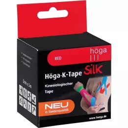 HÖGA-K-TAPE Zijde 5 cmx5 m l.fr.rode kinesiol.tape, 1 st