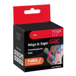 HÖGA-K-TAPE Zijde 5 cmx5 m l.fr.rode kinesiol.tape, 1 st