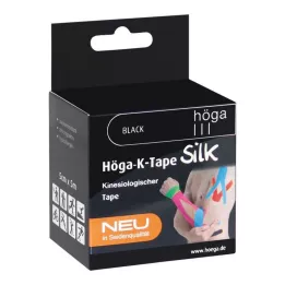 HÖGA-K-TAPE Zijde 5 cmx5 m l.fr.zwarte kinesiol.tape, 1 st