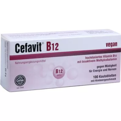 CEFAVIT B12 kauwtabletten, 100 stuks