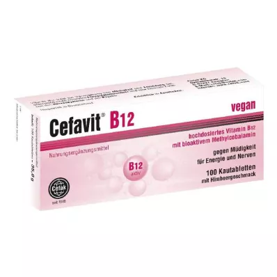CEFAVIT B12 kauwtabletten, 100 stuks CEFAVIT B12 kauwtabletten, 100 stuks