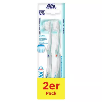 Meridol tandenborstel zacht 2-pack, 2 stuks Meridol tandenborstel zacht 2-pack, 2 stuks