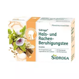 SIDROGA Keel- en keelverzachtende theefilter, 20X1.75 g