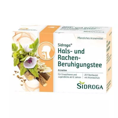 SIDROGA Keel- en keelverzachtende theefilter, 20X1.75 g