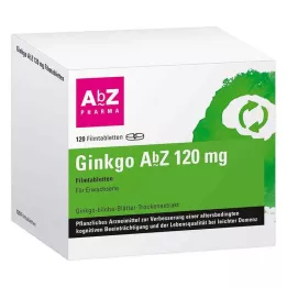 Ginkgo AbZ 120 mg filmomhulde tabletten, 120 stuks