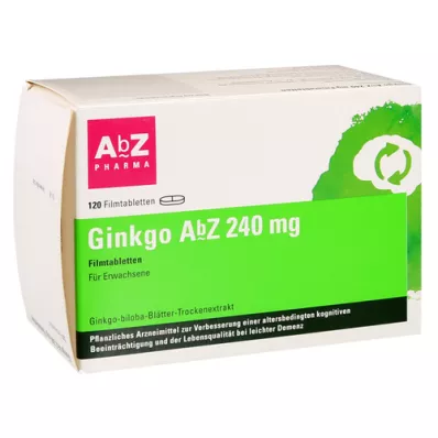 GINKGO AbZ 240 mg filmomhulde tabletten, 120 st