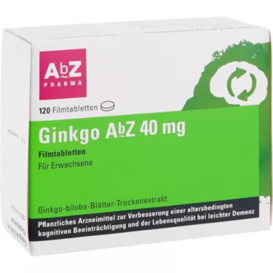 GINKGO AbZ 40 mg filmomhulde tabletten, 120 st