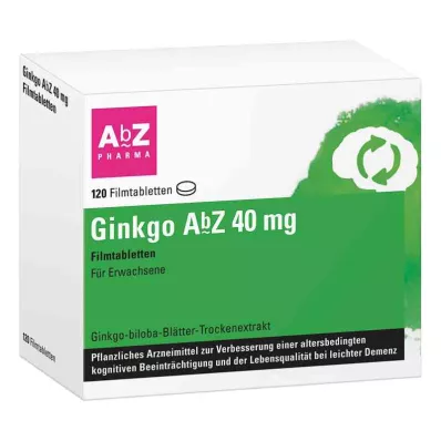 Ginkgo Abz 40 mg filmomhulde tabletten (120 stuks)