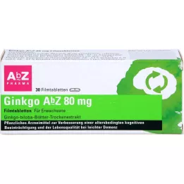 GINKGO AbZ 80 mg filmomhulde tabletten, 30 st