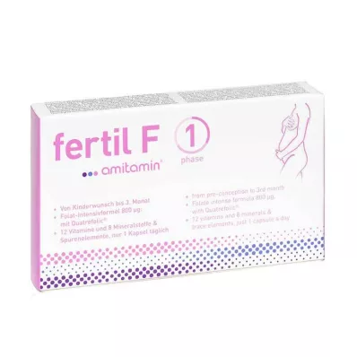 Amitamine fertil F fase 1 capsules, 30 st Amitamine fertil F fase 1 capsules, 30 st