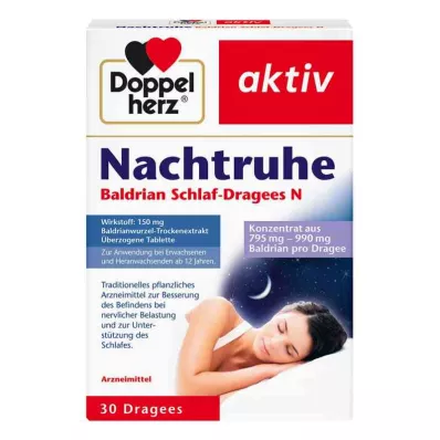 Doppelherz Nachtslaap Valeriaan Slaap Dragees N (30 stuks) Doppelherz Nachtslaap Valeriaan Slaap Dragees N (30 stuks)