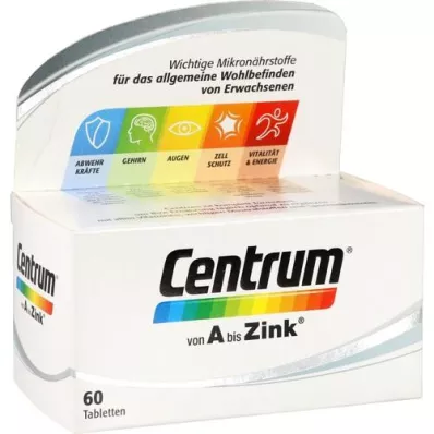 CENTRUM A-Zink tabletten, 60 stuks