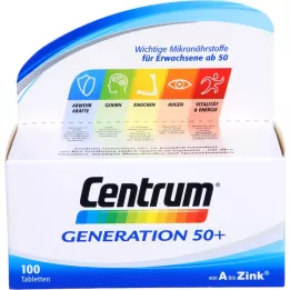 CENTRUM Generatie 50+ tabletten, 100 stuks