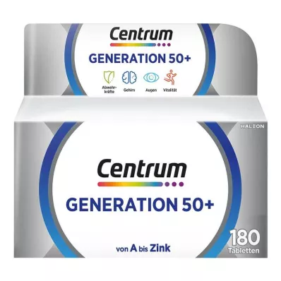 CENTRUM Generatie 50+ tabletten, 180 stuks