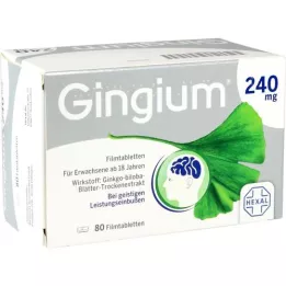 GINGIUM 240 mg filmomhulde tabletten, 80 st