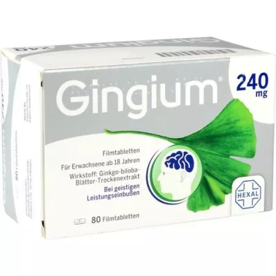 GINGIUM 240 mg filmomhulde tabletten, 80 st
