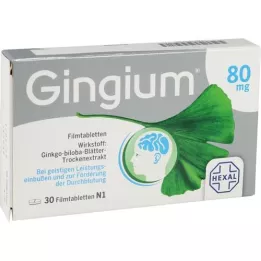 GINGIUM Filmomhulde tabletten van 80 mg, 30 st