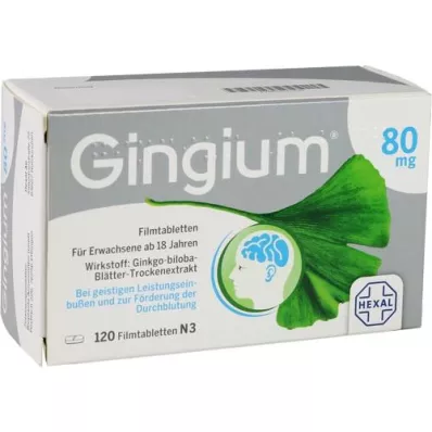 GINGIUM Filmomhulde tabletten van 80 mg, 120 st