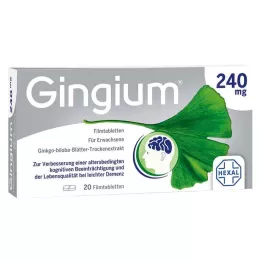 GINGIUM 240 mg filmomhulde tabletten, 20 st