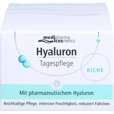HYALURON TAGESPFLEGE riche crème in een potje, 50 ml
