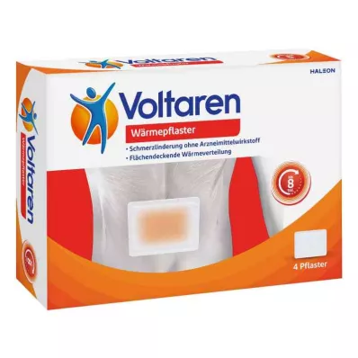 Voltaren warmtepatch achterkant (4 stuks) Voltaren warmtepatch achterkant (4 stuks)