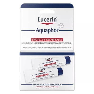 EUCERIN Aquaphor Protect & Herstelzalf, 2X10 ml EUCERIN Aquaphor Protect & Herstelzalf, 2X10 ml