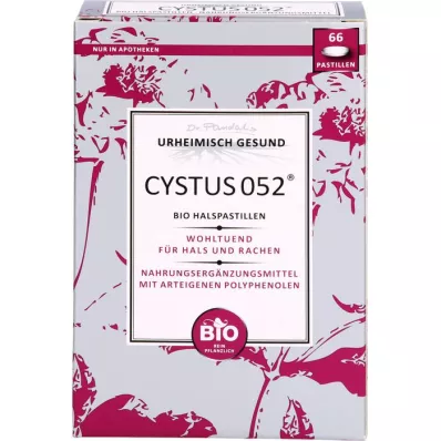 CYSTUS 052 Organic Keelpastilles, 66 stuks
