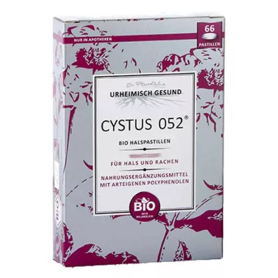 CYSTUS 052 Organic Keelpastilles, 66 stuks CYSTUS 052 Organic Keelpastilles, 66 stuks