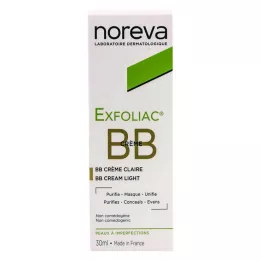 NOREVA Exfoliac getint BB-crème licht, 30 ml