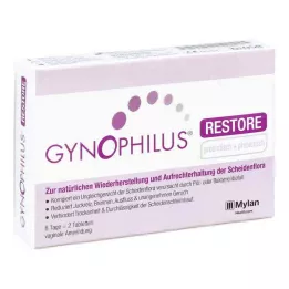 Gynophilus herstel vaginale tabletten (2 stuks)
