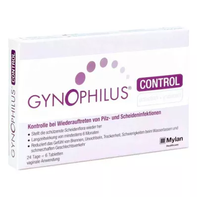 GYNOPHILUS CONTROL Vaginale tabletten, 6 stuks GYNOPHILUS CONTROL Vaginale tabletten, 6 stuks