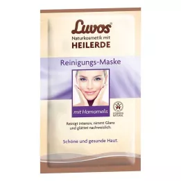 Luvos Healing Clay Reinigingsmasker Natuurlijke cosmetica, 2X7,5 ml
