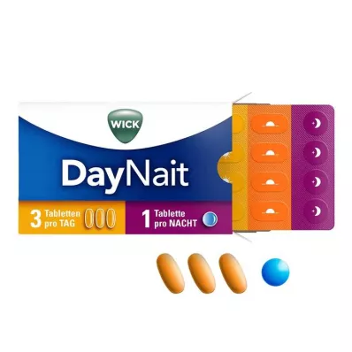 WICK DayNait filmomhulde tabletten, 16 stuks WICK DayNait filmomhulde tabletten, 16 stuks