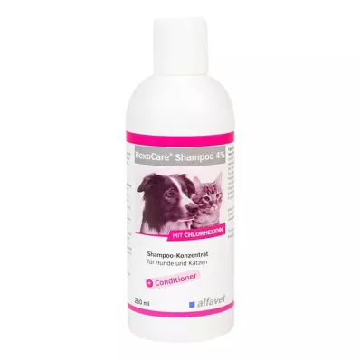 Hexocare Shampoo 4% voor honden en katten, 250 ml