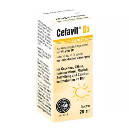 CEFAVIT D3 Vloeibare pure druppels voor oraal gebruik, 20 ml