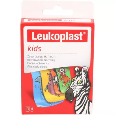 LEUKOPLAST Kinderstrips 19x56 mm 8 stuks/38x63 mm 4 stuks, 12 stuks