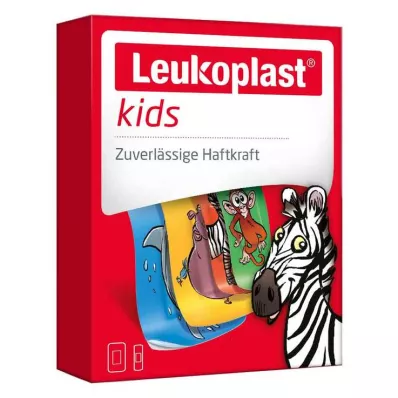 LEUKOPLAST Kinderstrips 19x56 mm 8 stuks/38x63 mm 4 stuks, 12 stuks