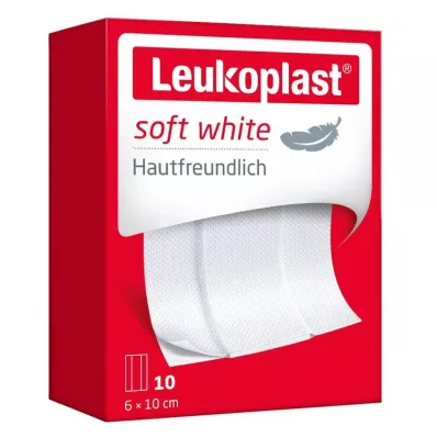 LEUKOPLAST zacht wit gips 6x10 cm, 10 stuks